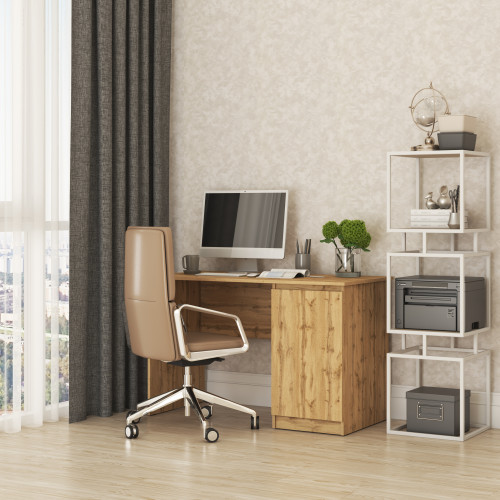 Письменный стол MebelStar Нео СК-1 120x60x75,5 см Дуб тахо (MBS-1198)