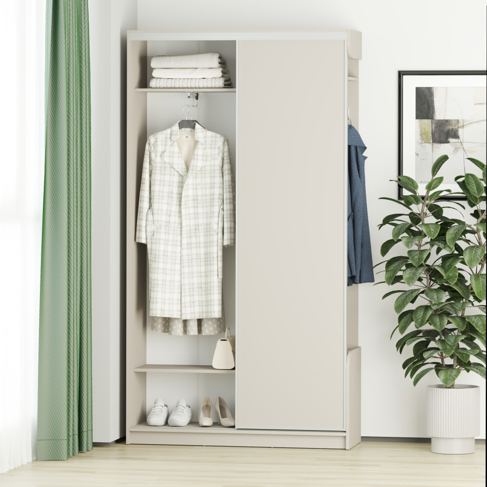 Прихожая MebelStar Линда 120x40x220 см Кашемир (MBS-4370)