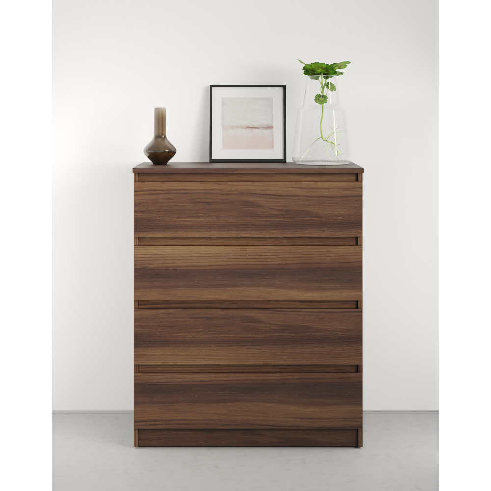 Комод в спальню MebelStar Нео 4Ш 80x43x98 см Дуб янтарный (MBS-1068)