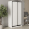 MebelStar Two-door wardrobe Standard BG 2DSP Alaska white, 100x60x210 cm (MBS-10921)