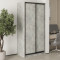 MebelStar Two-door wardrobe Standard BG 2DSP Concrete, 100x45x210 cm (MBS-10831)