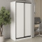 MebelStar Two-door wardrobe Standard BG 2DSP Alaska white, 110x45x210 cm (MBS-10841)