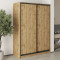 MebelStar Two-door wardrobe Standard BG 2DSP Tahoe oak, 150x60x210 cm (MBS-10971)
