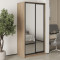 MebelStar Two-door wardrobe Standard BG 2 Mirrors Sonoma Oak, 100x60x210 cm (MBS-11281)