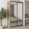 MebelStar Two-door wardrobe Standard BG 2 Mirrors Sonoma Oak, 150x45x240 cm (MBS-10341)