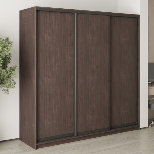 Шкаф-купе трехдверный MebelStar Комбо BG 3ДСП 210x45x210 см Дуб ристрето (MBS-8991)
