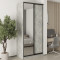 MebelStar Two-door wardrobe Standard BG DSP/Mirror Concrete, 110x60x240 cm (MBS-10211)