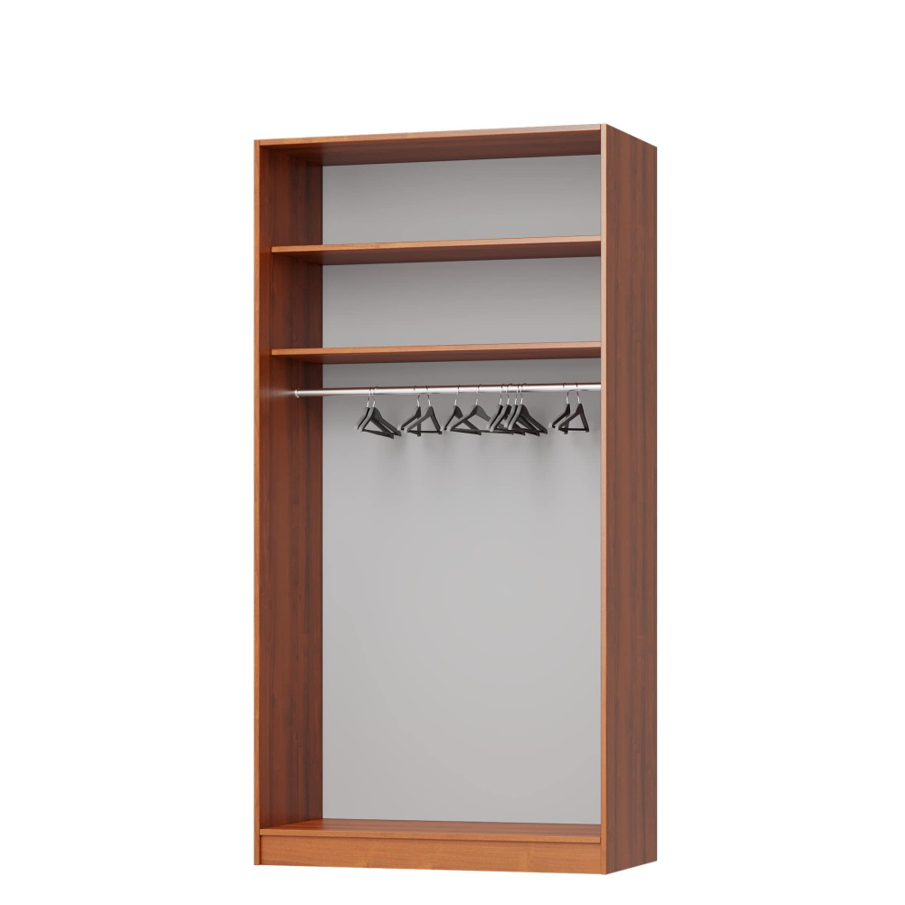 Шкаф-купе двухдверный MebelStar Уни AL 2ДСП 120x60x240 см Аляска белый (MBS-3918)