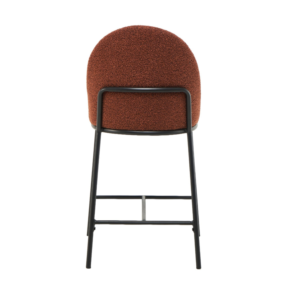 Стул барный Vetro B-150 Терракотовый/Черный (VTR-1013)