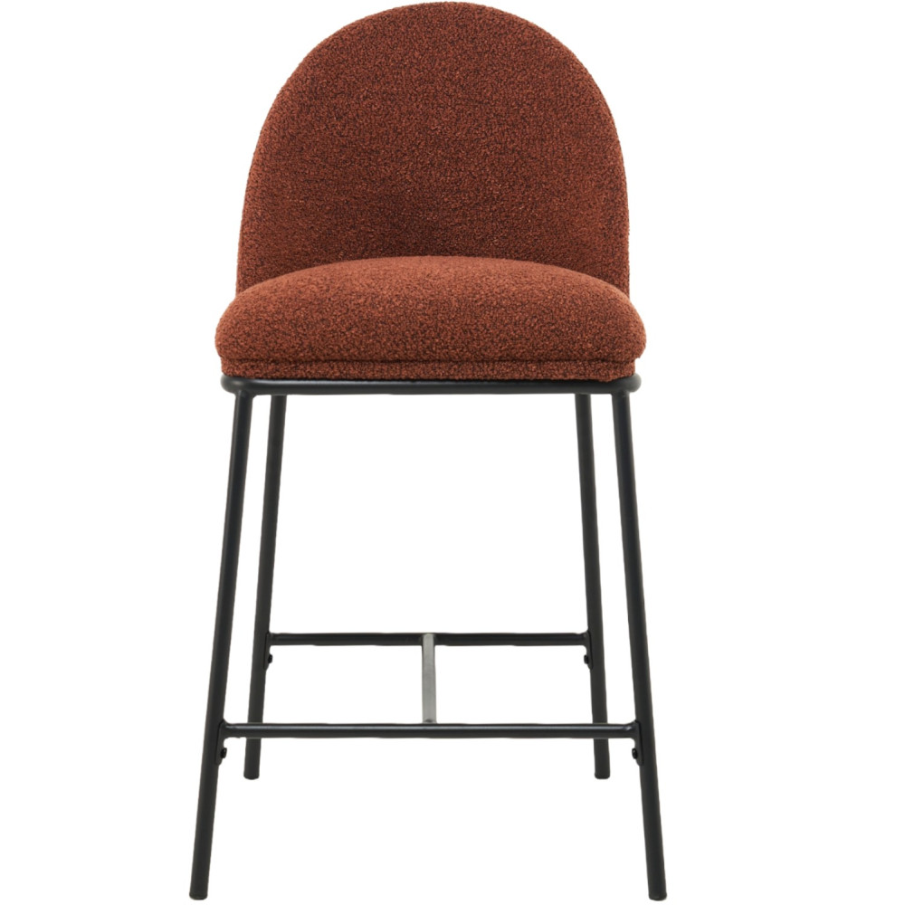 Стул барный Vetro B-150 Терракотовый/Черный (VTR-1013)