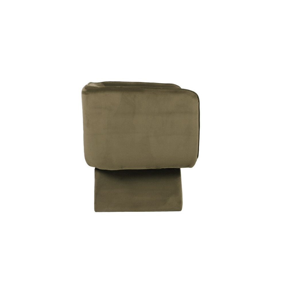 Кресло мягкое поворотное Vetro Мириам Зеленый мох (VTR-1024)