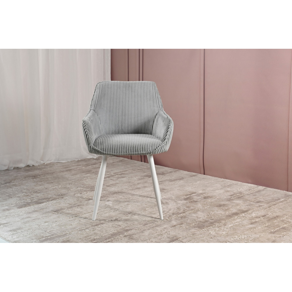 Стул кухонный Vetro M-240 Седой/Белый (VTR-1065)