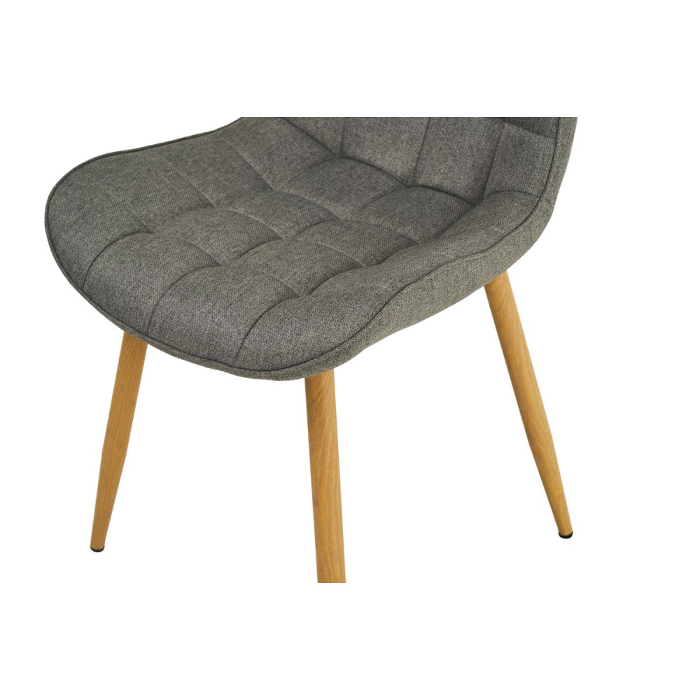 Стул кухонный Vetro M-76 Пепельный/Дуб (VTR-1095)