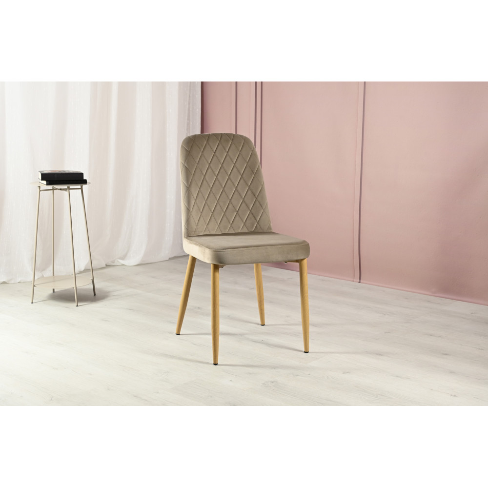 Стул кухонный Vetro N-44 Капучино/Дуб (VTR-1115)