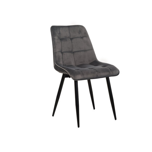 Стілець кухонний Vetro N-46 Сірий/Чорний (VTR-1125)