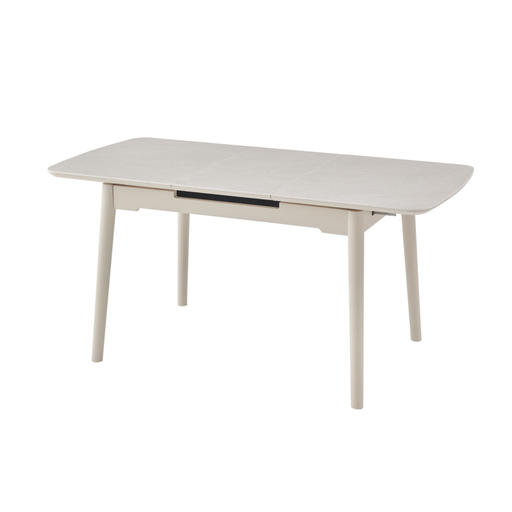 Обеденный керамический стол Vetro TM-76 Крема саббия/Капучино (VTR-1190)