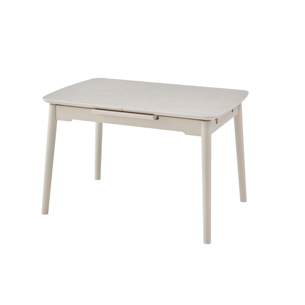 Обеденный керамический стол Vetro TM-76 Крема саббия/Капучино (VTR-1190)