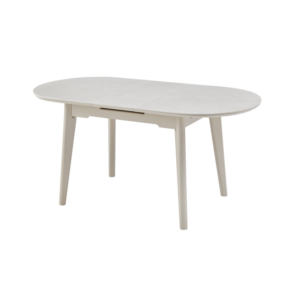 Обеденный керамический стол Vetro TM-126-1 Крема саббия/Капучино (VTR-1200)