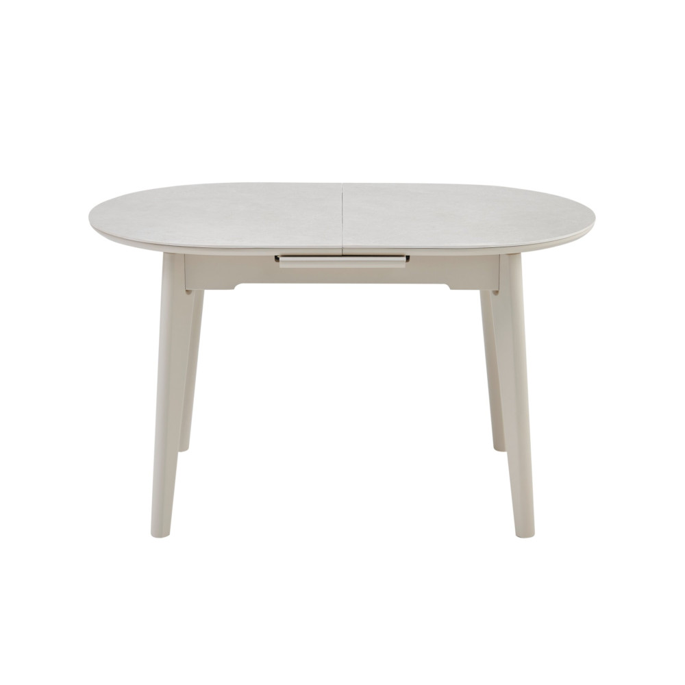 Обеденный керамический стол Vetro TM-126-1 Крема саббия/Капучино (VTR-1200)