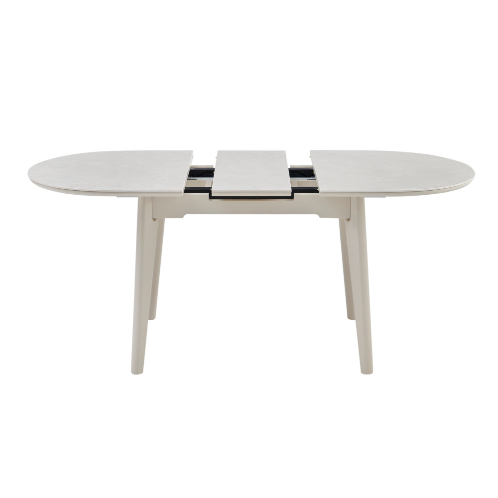 Обеденный керамический стол Vetro TM-126-1 Крема саббия/Капучино (VTR-1200)