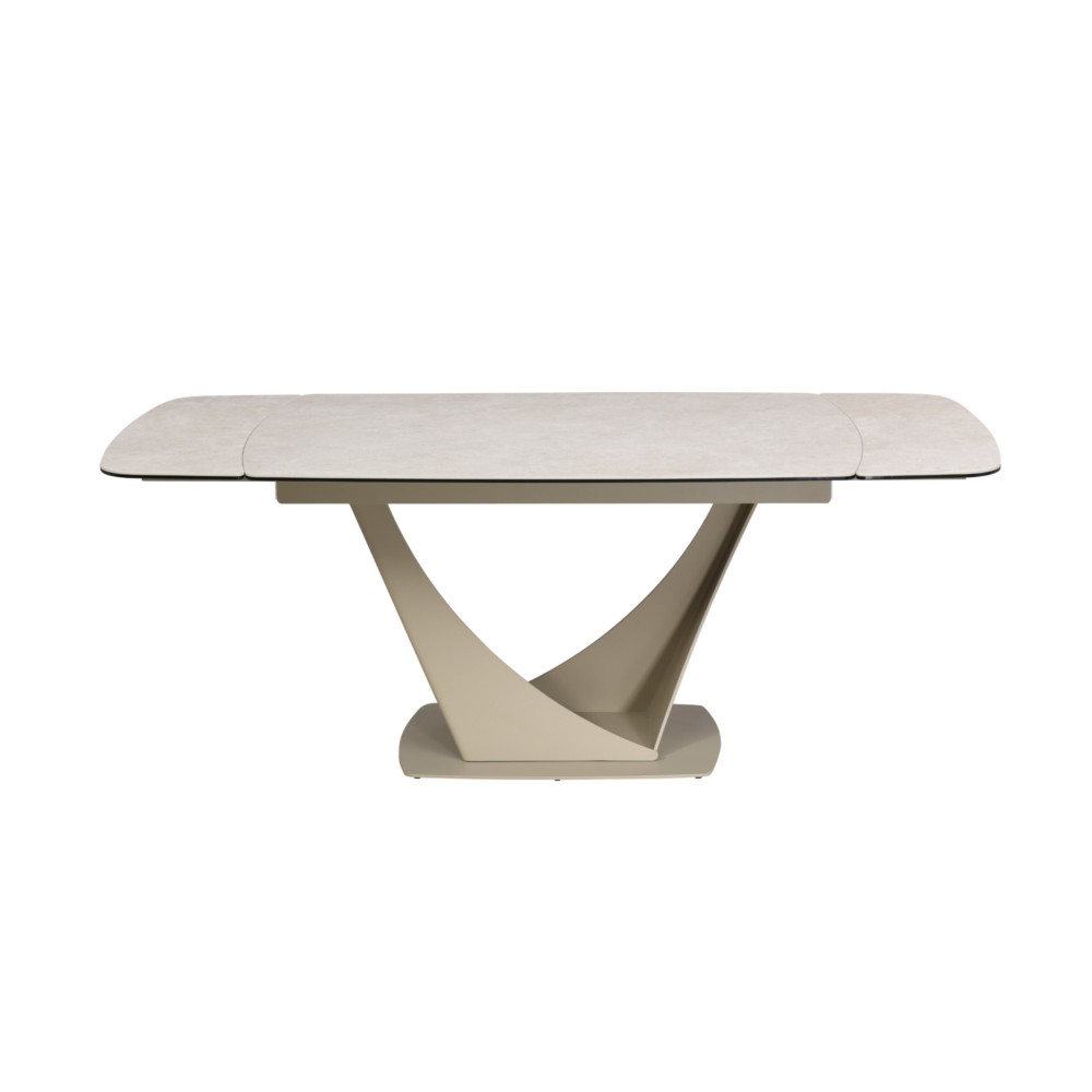 Обеденный керамический стол Vetro Элио TML-990 Сахара/Бежевый (VTR-1240)