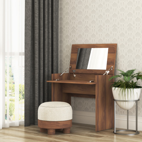 Трюмо з дзеркалом у спальню MebelStar Нео 80x43x75,2 см Дуб бурштиновий (MBS-1239)