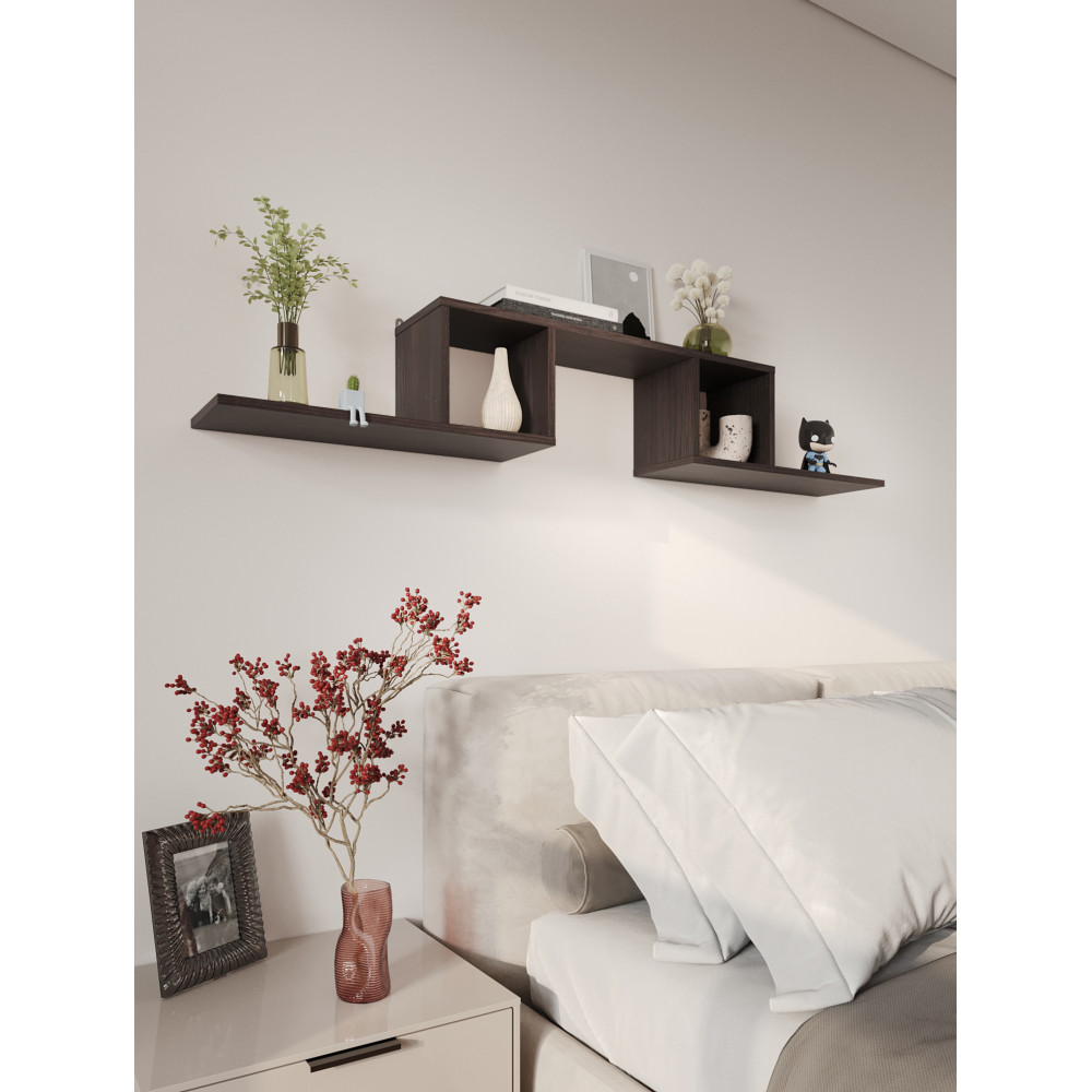 Полка-конструктор MebelStar 153,2x20x44,8 см Дуб ристрето (MBS-1799)