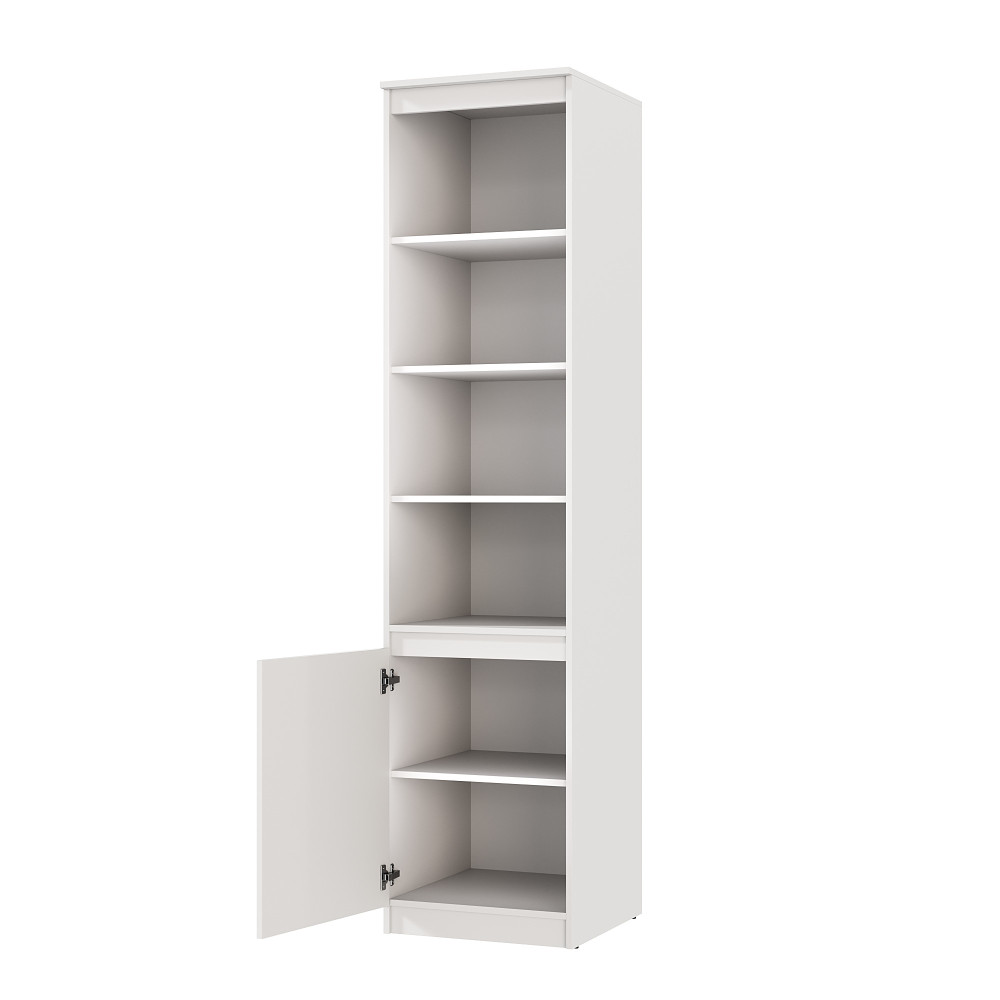 Пенал с открытыми полками MebelStar Нео 1Д 50x50x210 см Дуб янтарный (MBS-1159)