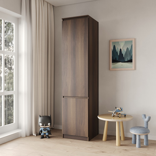 Пенал закрытый с полками MebelStar Нео 2Д 50x50x210 см Дуб янтарный (MBS-1179)