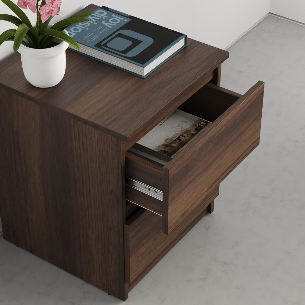 MebelStar Nightstand Neo Amber Oak, 40x43x53 cm (MBS-1189)