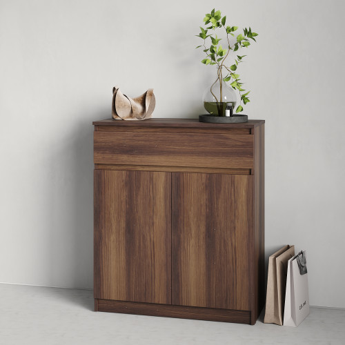 MebelStar Shoe cabinet Neo Amber oak, 80x35x95 cm (MBS-1249)