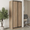 MebelStar Two-door wardrobe Standard BG 2DSP Sonoma Oak, 100x45x240 cm (MBS-10012)