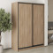 MebelStar Two-door wardrobe Standard BG 2DSP Sonoma Oak, 150x60x210 cm (MBS-10962)