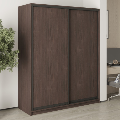 MebelStar Two-door wardrobe Combo BG 2DSP Ristreto Oak, 170x45x210 cm (MBS-11482)