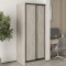 MebelStar Two-door wardrobe Standard BG 2DSP Alaska gray, 90x45x210 cm (MBS-10812)