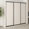 MebelStar Three-door wardrobe Combo BG 3DSP Cashmere, 220x45x210 cm (MBS-8932)