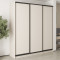 MebelStar Three-door wardrobe Combo BG 3DSP Cashmere, 220x60x240 cm (MBS-9482)
