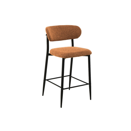Стул барный Vetro B-160 Горчичный/Черный (VTR-1014)