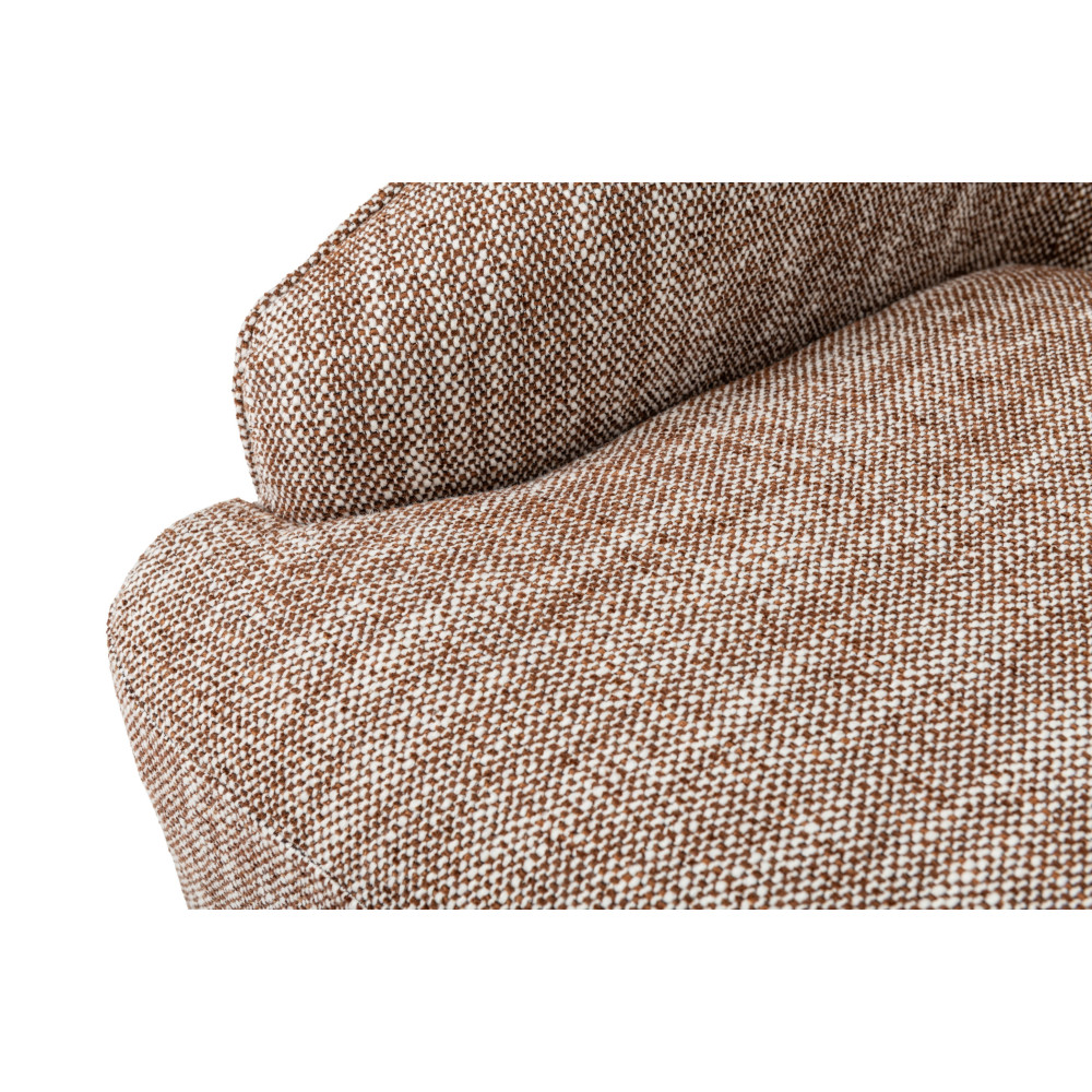 Кресло мягкое поворотное Vetro Тиволи Теплый каштан (VTR-1025)