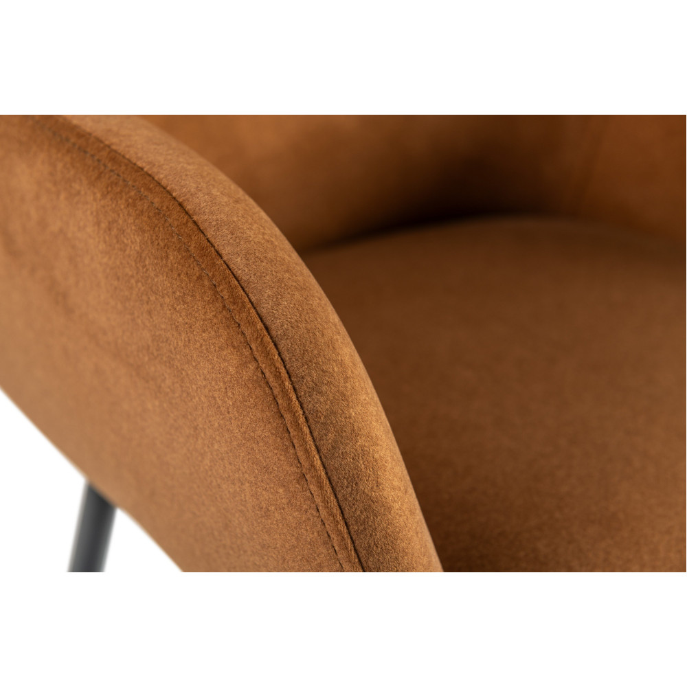 Стул кухонный Vetro M-220 Карамель/Черный (VTR-1045)