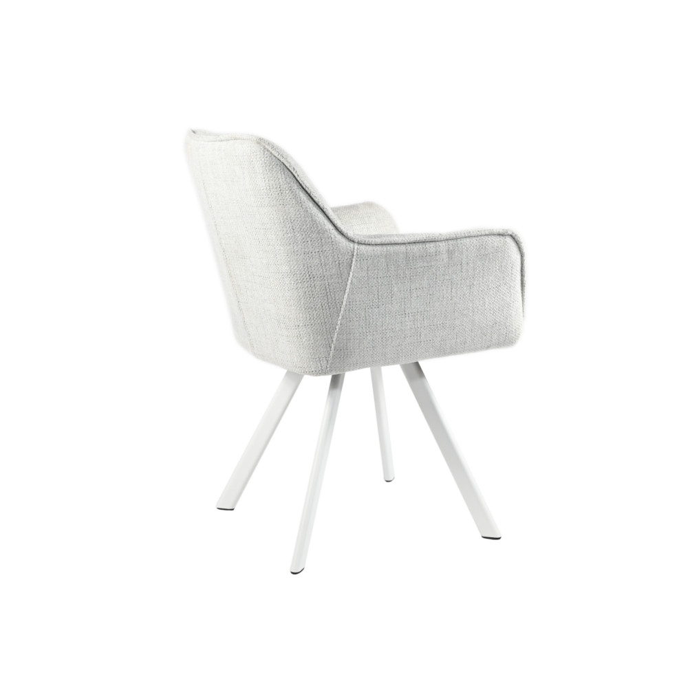 Стул кухонный Vetro M-235 Снежно-белый/белый (VTR-1055)