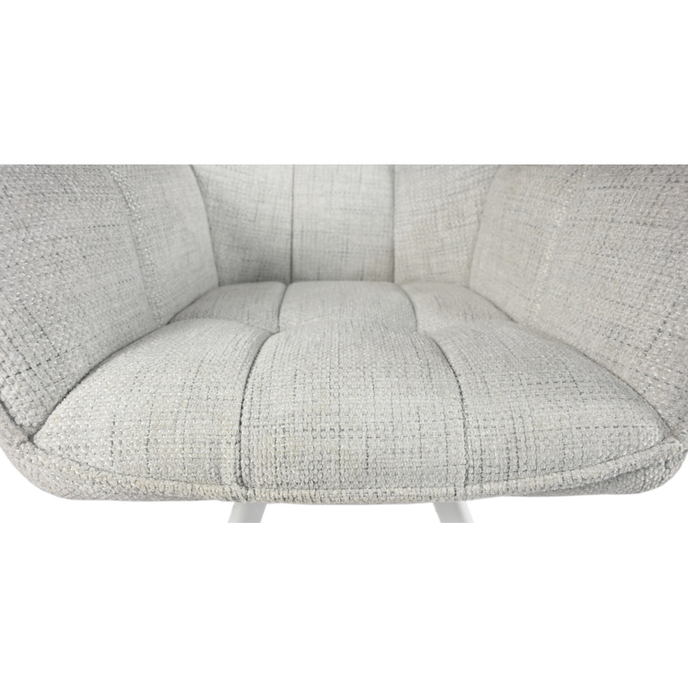 Стул кухонный Vetro M-235 Снежно-белый/белый (VTR-1055)