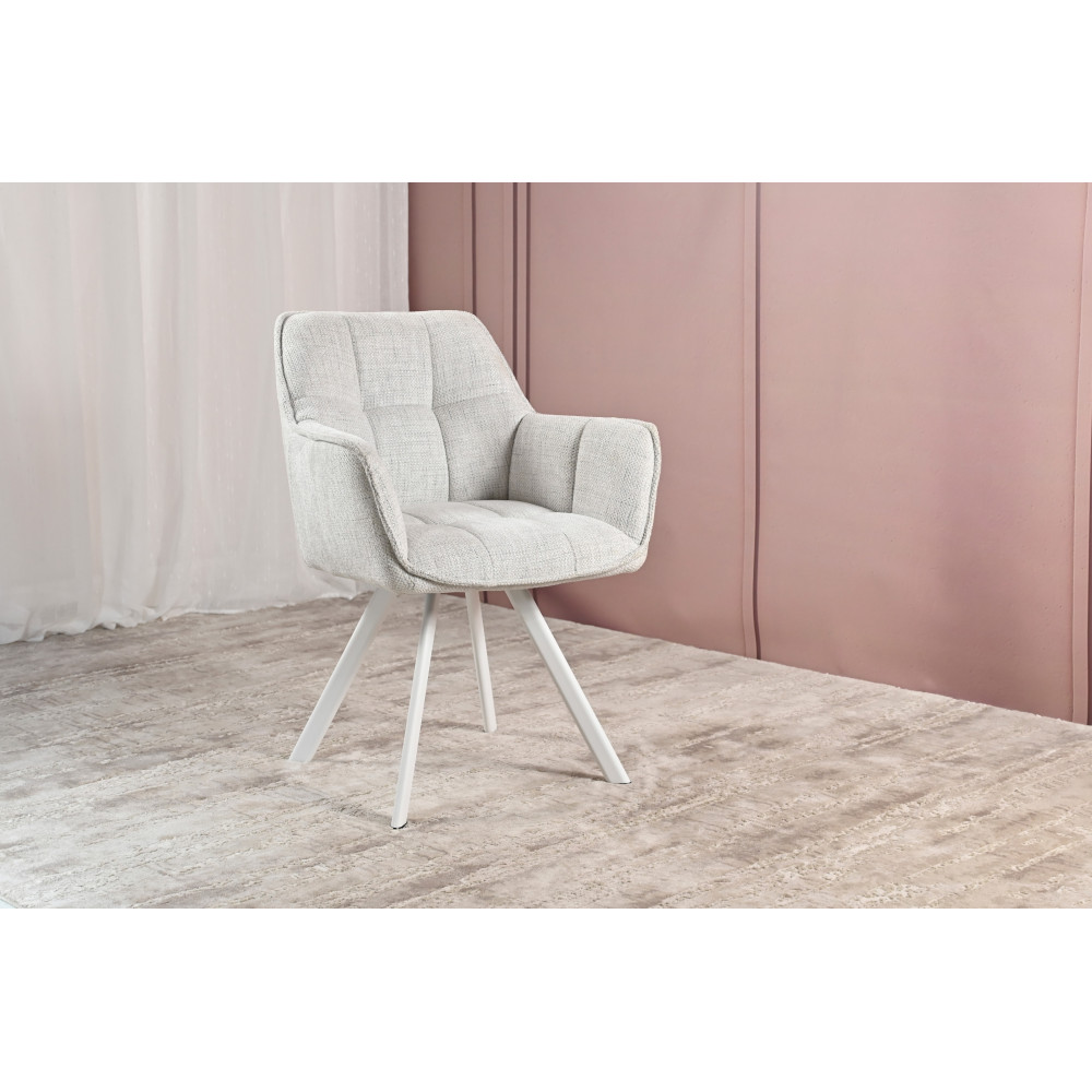 Стул кухонный Vetro M-235 Снежно-белый/белый (VTR-1055)