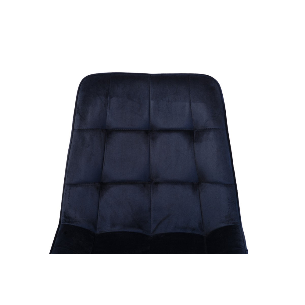 Стул кухонный Vetro N-46 Чернильно-синий/Черный (VTR-1126)