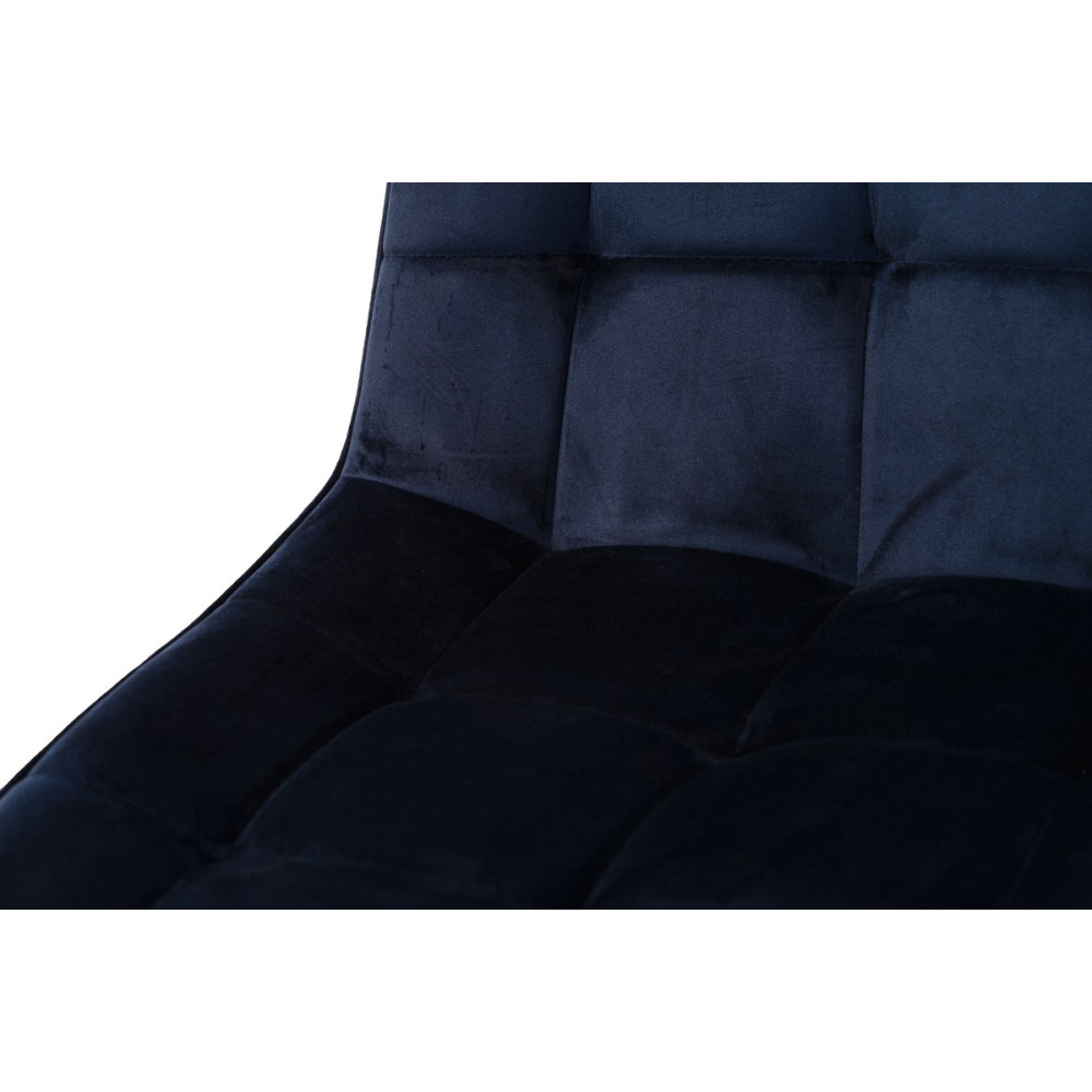 Стул кухонный Vetro N-46 Чернильно-синий/Черный (VTR-1126)