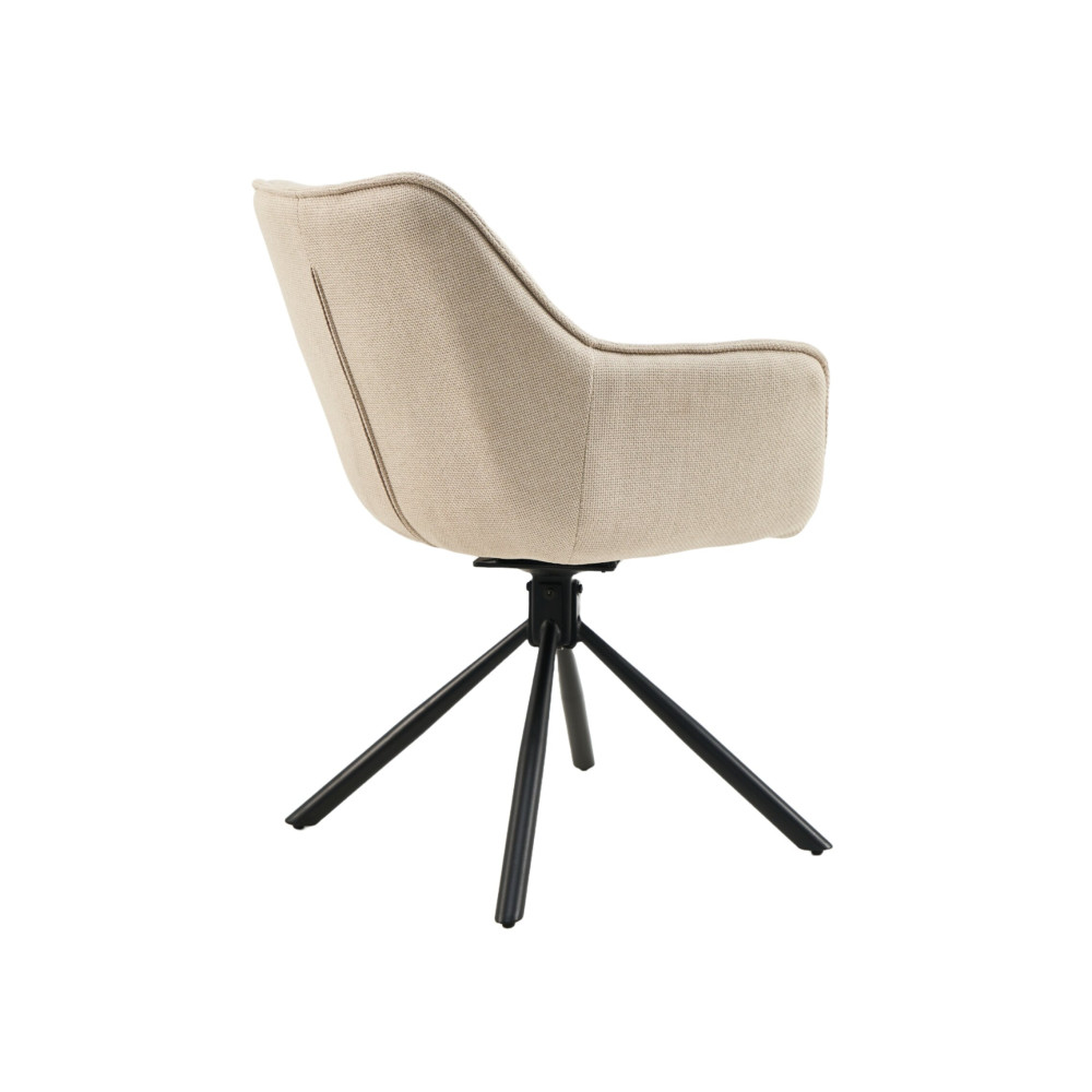 Стул поворотный Vetro R-69 Айвори/Черный (VTR-1169)