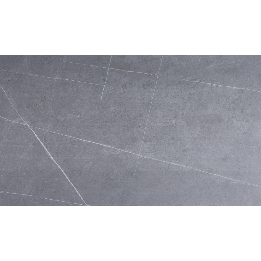 Обеденный керамический стол Vetro TM-76 Петра грей/Черный (VTR-1191)