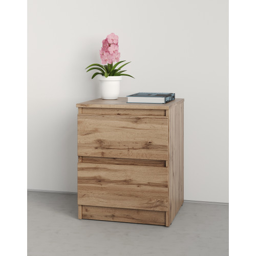 Прикроватная тумба MebelStar Нео 40x43x53 см Дуб тахо (MBS-1180)