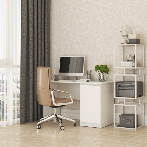 Письменный стол MebelStar Нео СК-1 120x60x75,5 см Аляска белый (MBS-1190)