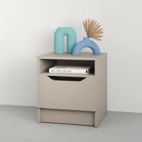 Прикроватная тумба MebelStar Лилу 40x40x44,5 см Кашемир (MBS-1310)